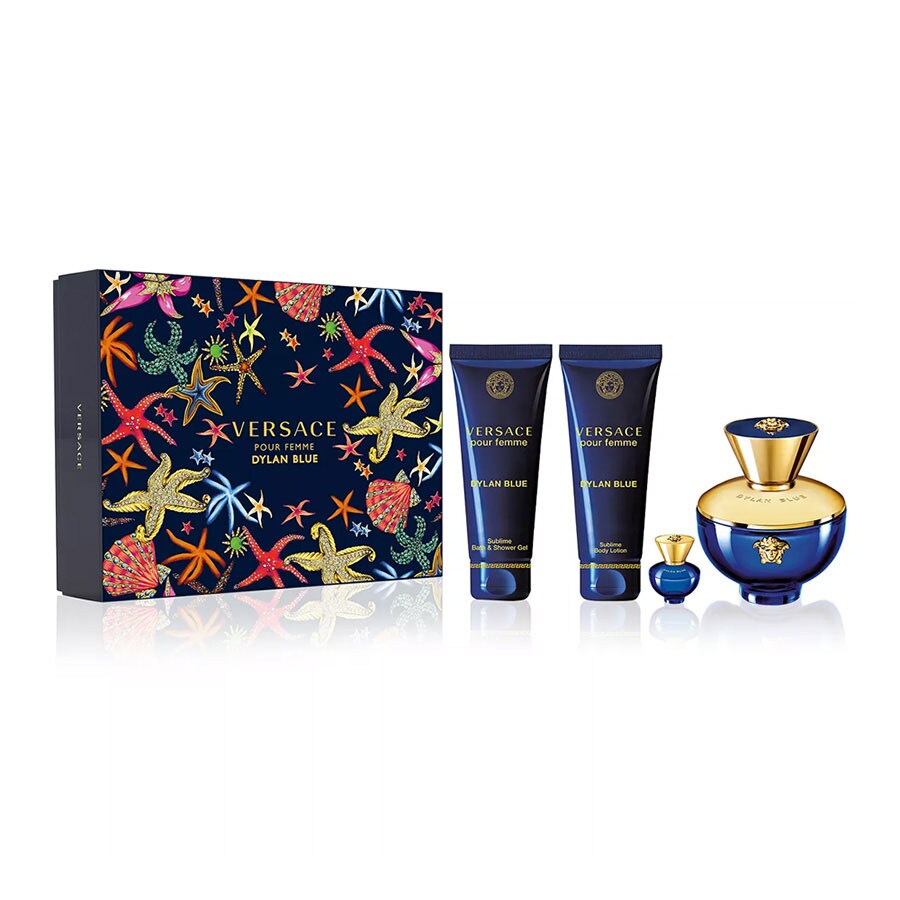 Versace Dylan Blue Pour Famme  4pc set
